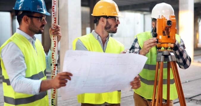 Construction surveyors